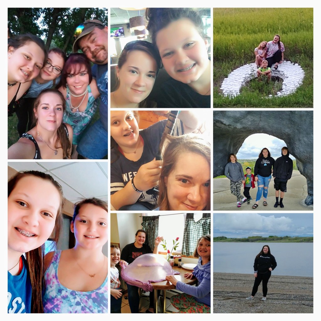 Collage of family